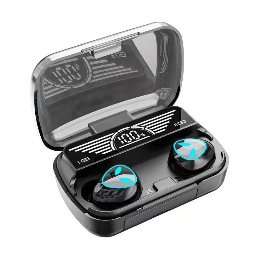 M20 Tws Bt5.1 Earphone LED Skull Flashlight Headphone Mirror