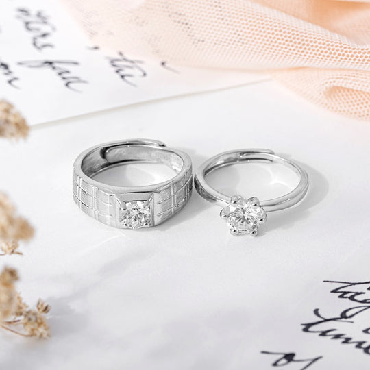 Eid Special His and Her Couple Rings  🎀💍 Adjustable