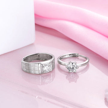 Eid Special His and Her Couple Rings  🎀💍 Adjustable