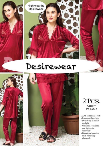 Silk Nightwear Set (2-Piece) | Luxurious Comfort & Style
